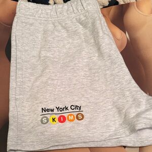 SKIMS NYC collection shorts skims New York City